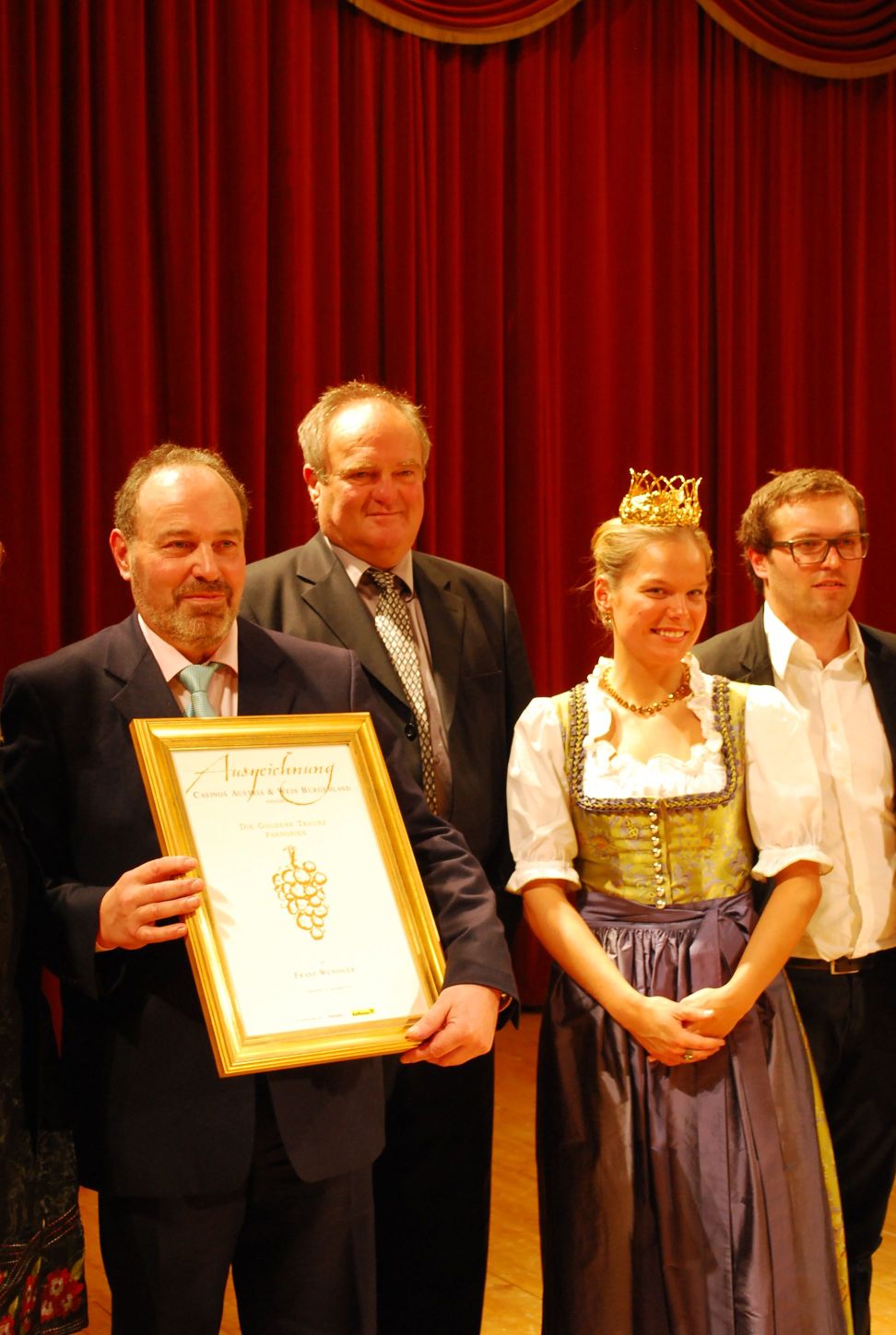 Franz Weningert pannon-gondolkodásmódjáért díjazták Franz Weningert pannon-gondolkodásmódjáért díjazták